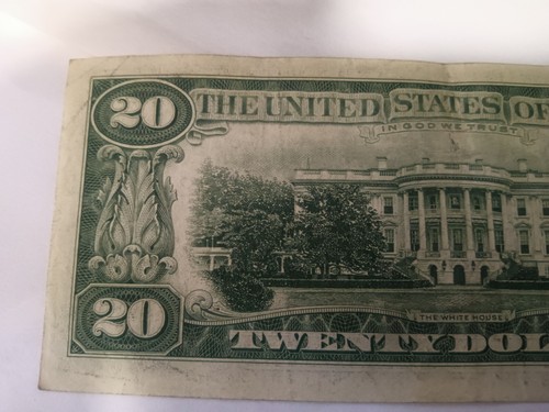 1977 $20.00 NOTE MINT UNCIRCULATED , CRISP . ALMOST 46 YEARS OLD!WOW LOOKS NEW! - Picture 5 of 6