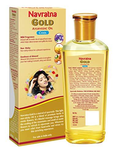 Navratna Gold oil Non Sticky and Non Greasy Body and Hair oil - Picture 28 of 28