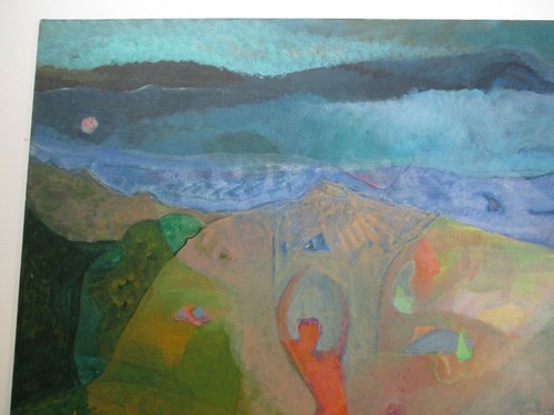 PHILIP NORTH PAINTING ABSTRACT CUBIST EXPRESSIONISM SURREAL LANDSCAPE MODERNISM - Picture 3 of 9