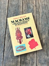 1971 Macrame Creative Design In Knotting Book By Dona Meilach - Vintage Macrame