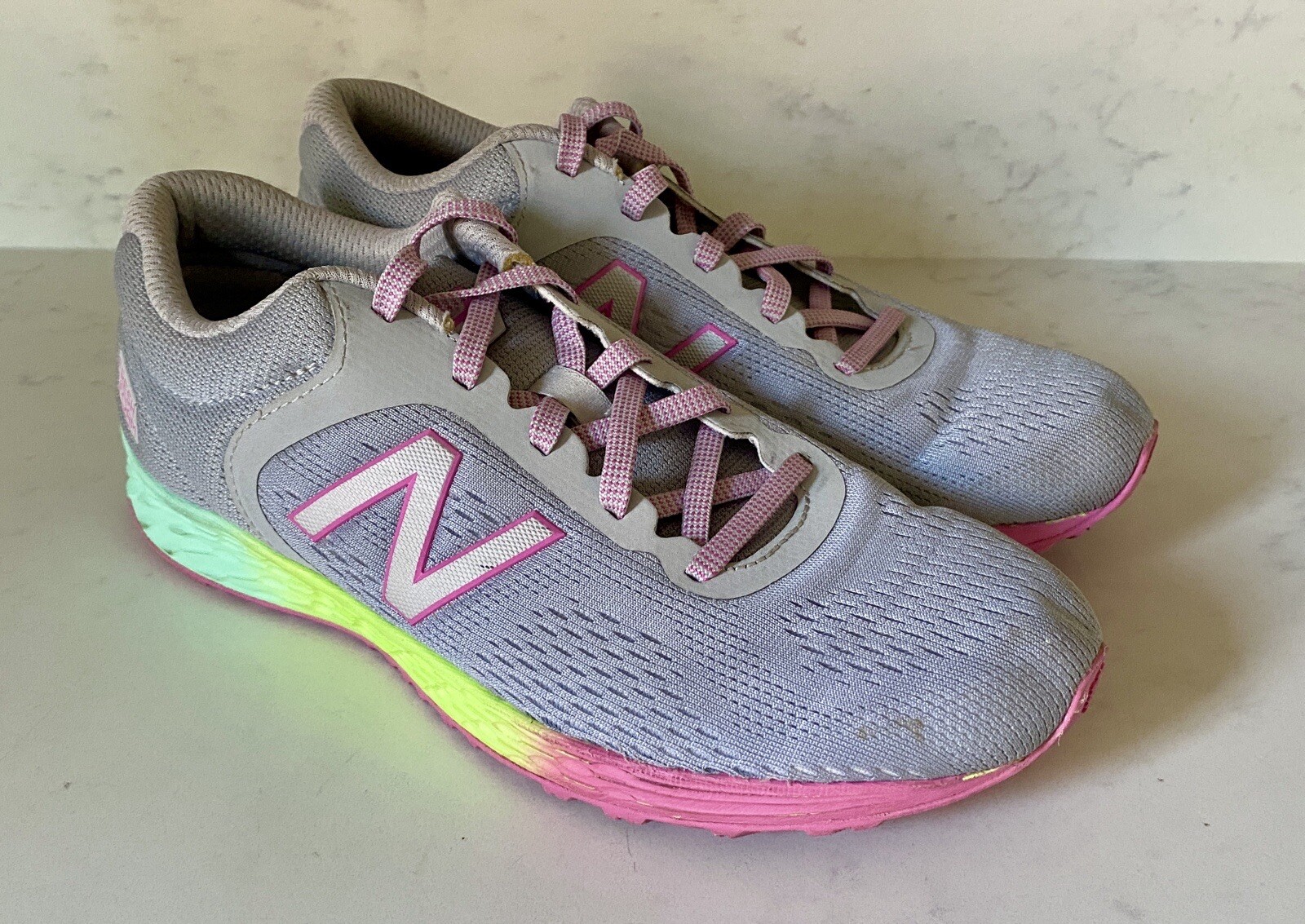 SAOLA Scarpe da corsa New Balance Fresh Foam FF Arishi YPARIFL2 Youth 6 5 donna 8 grigie