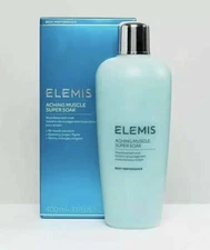Elemis Aching Muscle Super Soak Musclease Bath Soak 400ml 13.5oz NIB