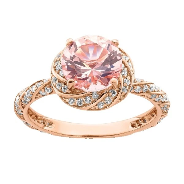 Rhinestone Rose Gold Plated Fashion Jewelry