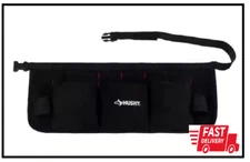 NEW 24in 13-pocket Black Canvas Waist Apron Adjustable Tool Belt Pocket Storage