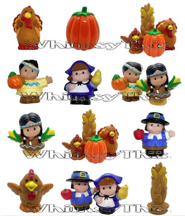 Fisher Price Little People THANKSGIVING Figures STICKERS SET Play