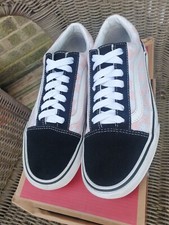 Old School Vans platfor checkerboard pink and black size UK 4.5 Limited edition!