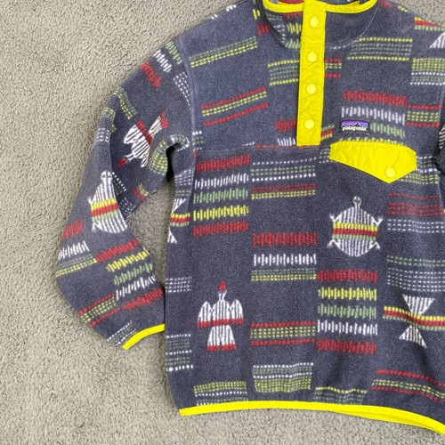 PATAGONIA Synchilla Snap-T Fleece Jacket Style 65572 AOP Medium 10 Reg - Picture 2 of 10