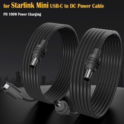 Male to Male USB C to DC Power Cable 5521 Line Adapter for Starlink Mini - Picture 7 of 20