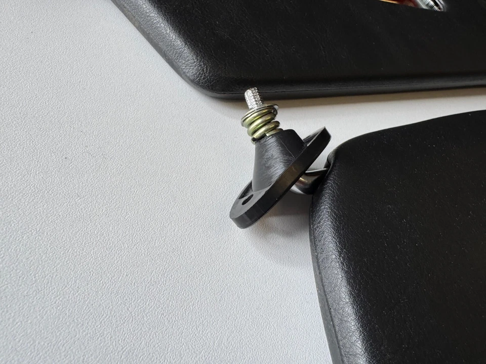 Juego de parasol con soporte con espejo retrovisor para Porsche 964 1984-1988 negro 2 piezas Foto 3 de 4