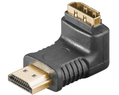 Goobay  HDMI/HDMI Winkeladapter HDMI A Stecker > HDMI A Buchse 90°