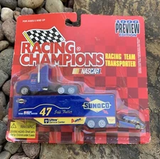 Racing Champions Nascar Sunoco Racing Team Transporter Diecast Toy. New. Vintage