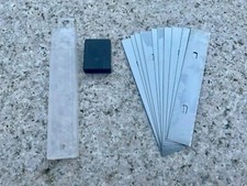 Scraper Blades 4" Replacement Razor Blades 10pcs/ plastic dispenser tube