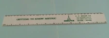 VTG1975 ADVERTISING RULER DEUTZ ENGINE FARM TRACTOR CHARLIE BRAUN ANN ARBOR FARM