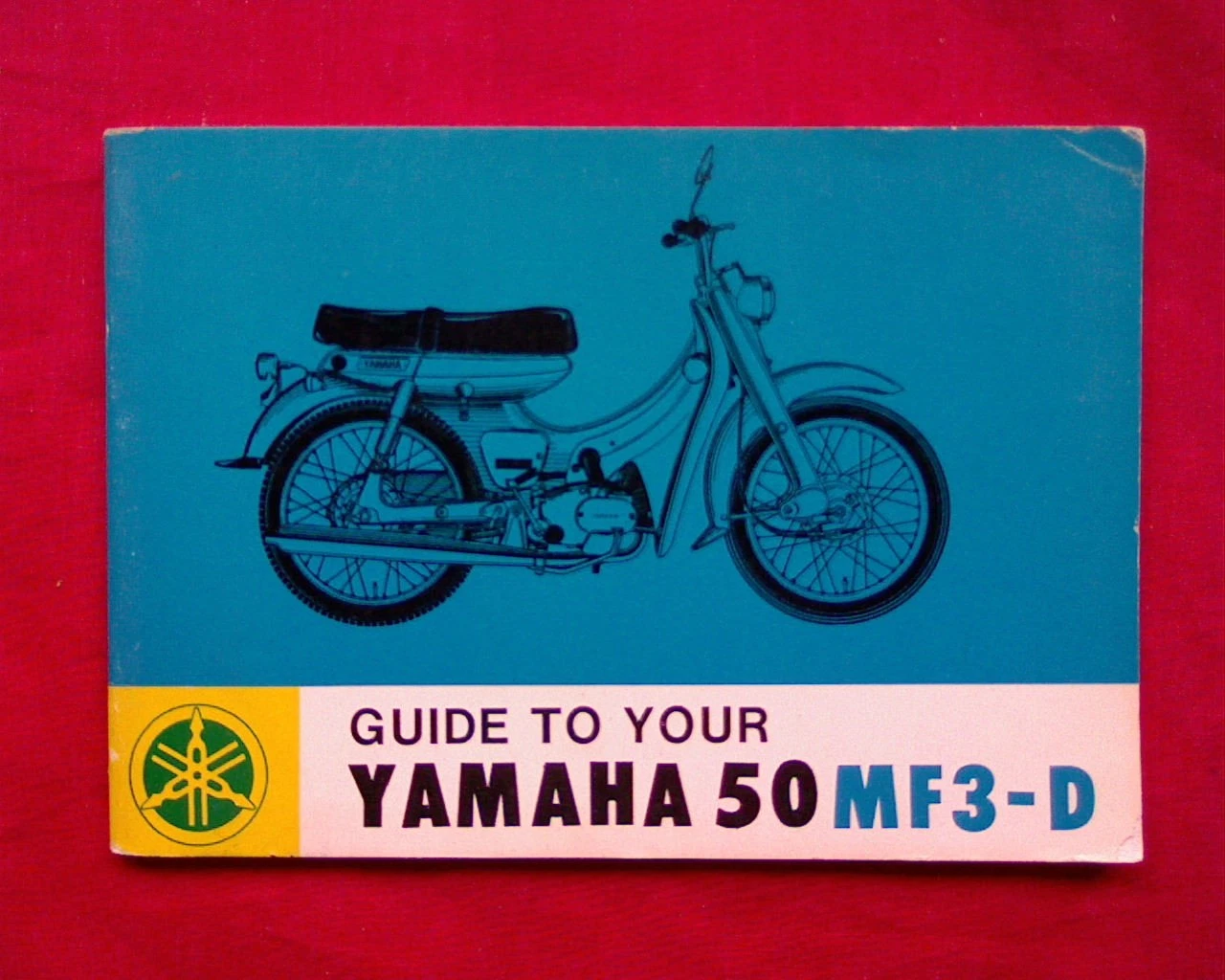 VINTAGE Yamaha MF3-D series 50 cc. motorcycle, OWNERS MANUAL instruction book