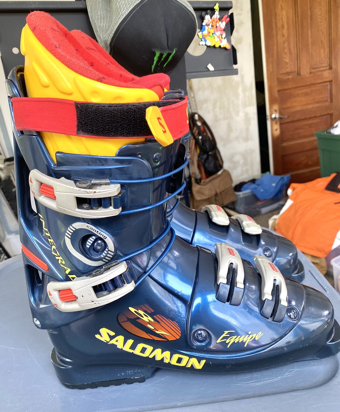 Scarponi da sci Salomon Racing Equipe R 8.1 Integral 90 Flex blu taglia 340 27