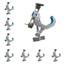 8pc/truss 40-60mm foldable clamps 100KG adjustable moving head 75-120mm bracket