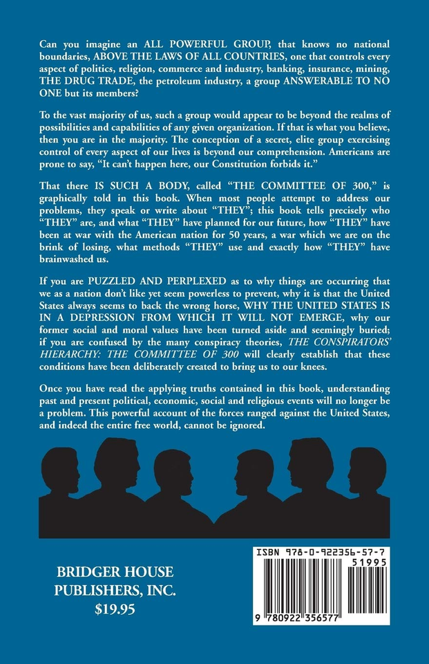 Conspirators' Hierarchy the Story of the Committee of 300 eBay