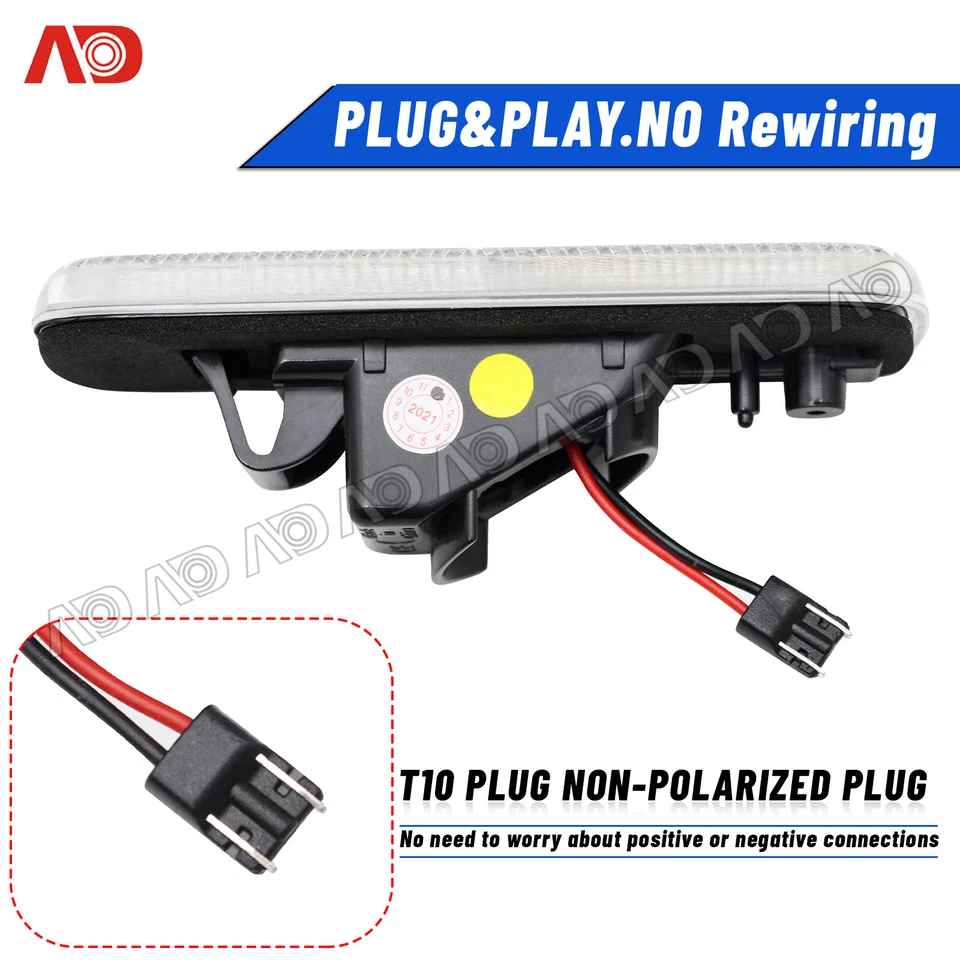 2x Para 1993 1994 1995 1996 1997 Nissan Altima Luz Delantera Lateral Marcador Lámpara Ámbar Foto 3 de 4