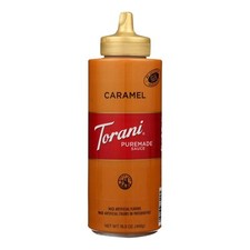 Torani, Caramel Sauce, Authentic Coffeehouse 16.5 oz Pack of 4