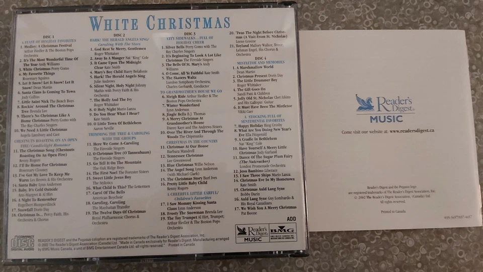 4 CD 2002 FATBOY CAJA RESUMEN LECTOR BLANCO NAVIDAD UN TESORO ALL-STAR 73 TRK Foto 2 de 4