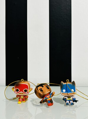   DC Comics Funko Pop Lebkuchenmann Batman Superman Christbaumschmuck