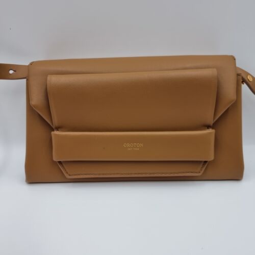 Oroton Wilde Dark Rye Genuine Leather Small Day Bag Shoulder Crossbody Purse New - Picture 5 of 14