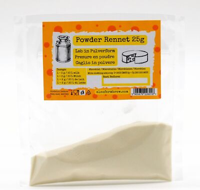 Labpulver 25g - Lab Mikrobielle Vegetarisches Labextrakt Käselab Käseherstellung