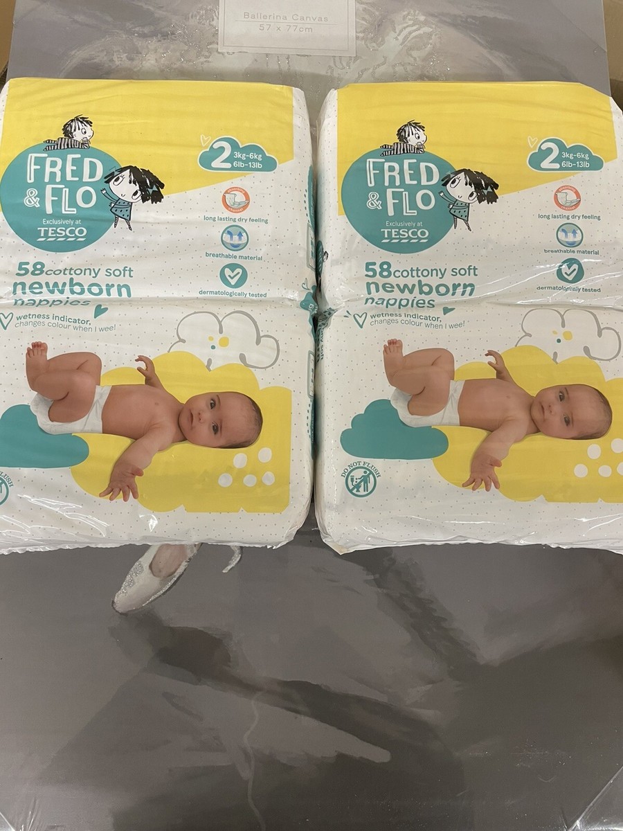 Wetness Indicator Tesco Fred And Flo Nappies Size Flo Nappies