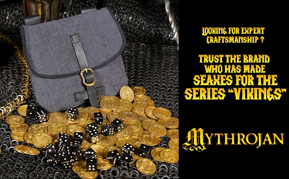 Canvas Belt Bag Medieval Buckle Waist Pouch Renaissance Cosplay Costume Purse