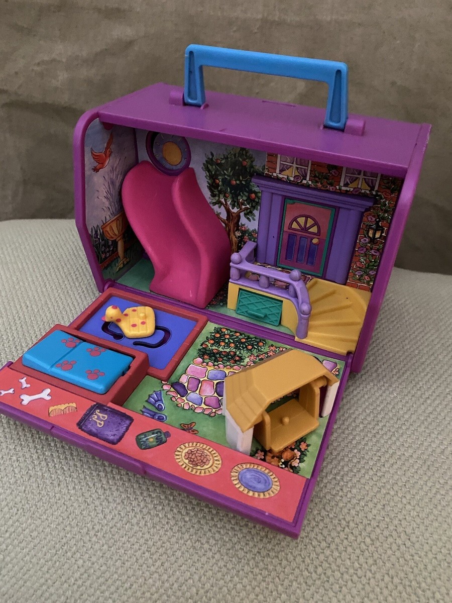 Vintage 1995 Pound Puppies Purries Pet Paradise Alley Playset Toy
