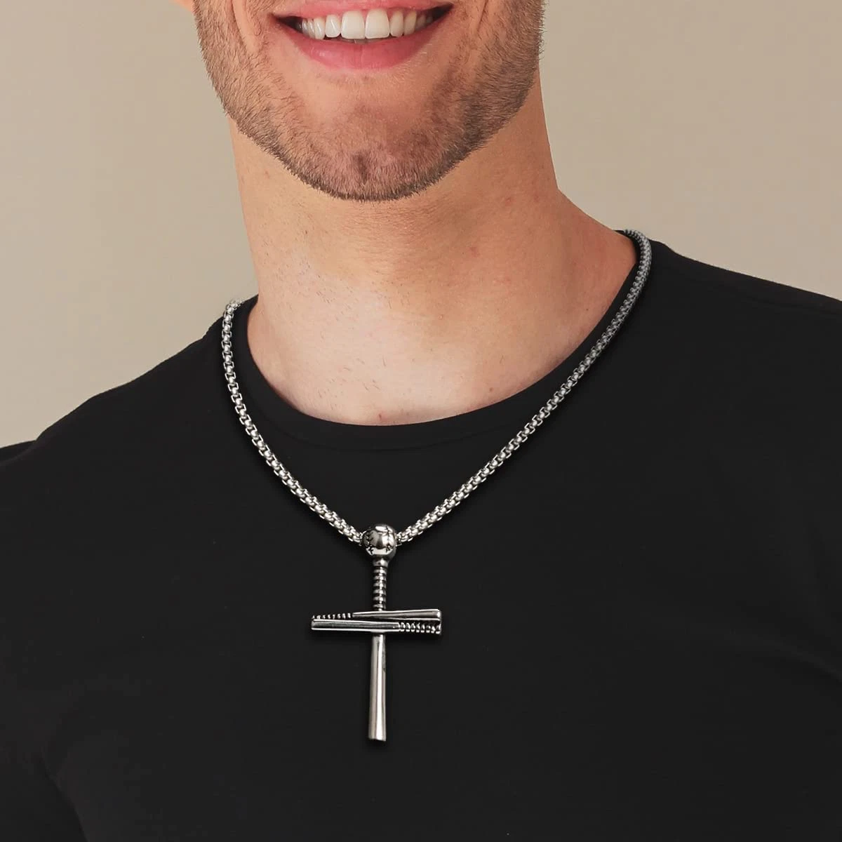 MVP Baseball Cross Necklace – JH Studio