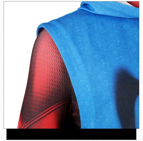 Scarlet Spider Costume Spider-Man Cosplay Outfits Jumpsuit Halloween Adult - Picture 10 of 25