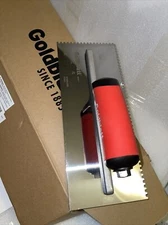 Goldblatt 0218 11in x 4.5in notched trowel G02423 LLANA DENTADA+