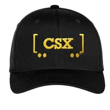CSX Boxcar Logo Embroidered Hat [hat222] Black