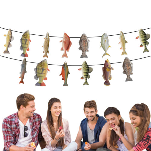 Fishing Party Decorations Themed Hangable Ornament Party Supplies Photo Props