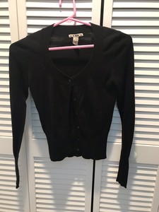 juniors black sweater