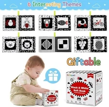 Dr.Rapeti Soft Cloth Books Baby Books Bath Books 6-Pack for Baby Infant Toddl...