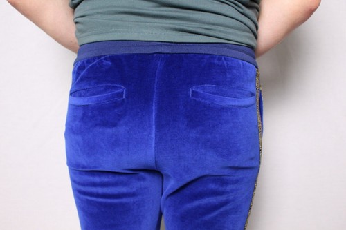 NWT Versace Pants Mens Blue Gold Baroque Joggers 2018 Pantalone Sportive Sz S - Picture 6 of 8