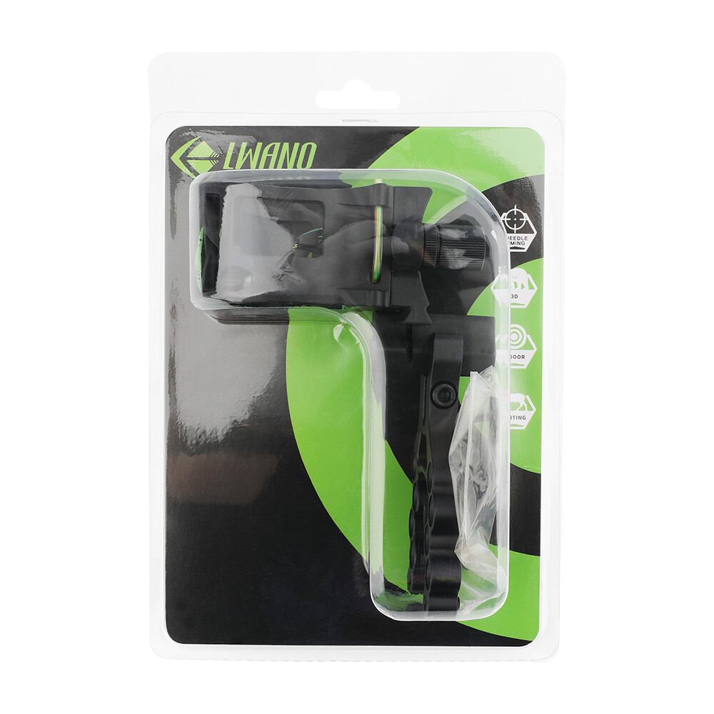 5-Pin Bogenvisier Compound Bogen - Mikroverstellbar Mit Visierlicht Aus Aluminium Legierung