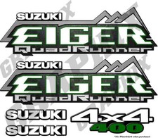 Suzuki Eiger 400 4x4 Oem Atv Camo Tank Decal Sticker Emblem King Quad Quadrunner
