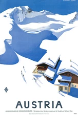 1950's - Austria - Travel Advertising Poster