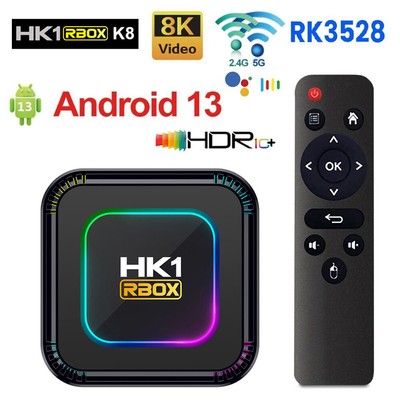 RK3528 WIFI 6 Smart TV Box Android 13.0 8K 4K HD Media Stream Player Quad Core