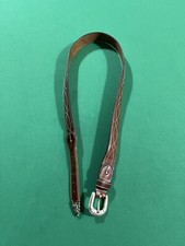 Gap Women  s Belt Brown Leather Stitched Size Medium