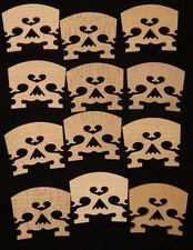 NEW ARRIVAL!  12 pcs Baroque Old Style, Maple wood  bridge  43.6mm for violin