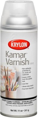 Krylon K01312 11-Ounce Kamar Varnish Aerosol 11 Ounce (Pack of 1), Matte 