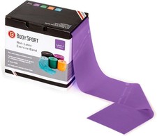 Body Sport Exercise Band, 50 yd. x 4 in. Roll - Home  Purple Extra Heavy 