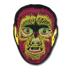 Electric Werewolf Patch Iron On Classic Horror Retro Vintage Style Halloween