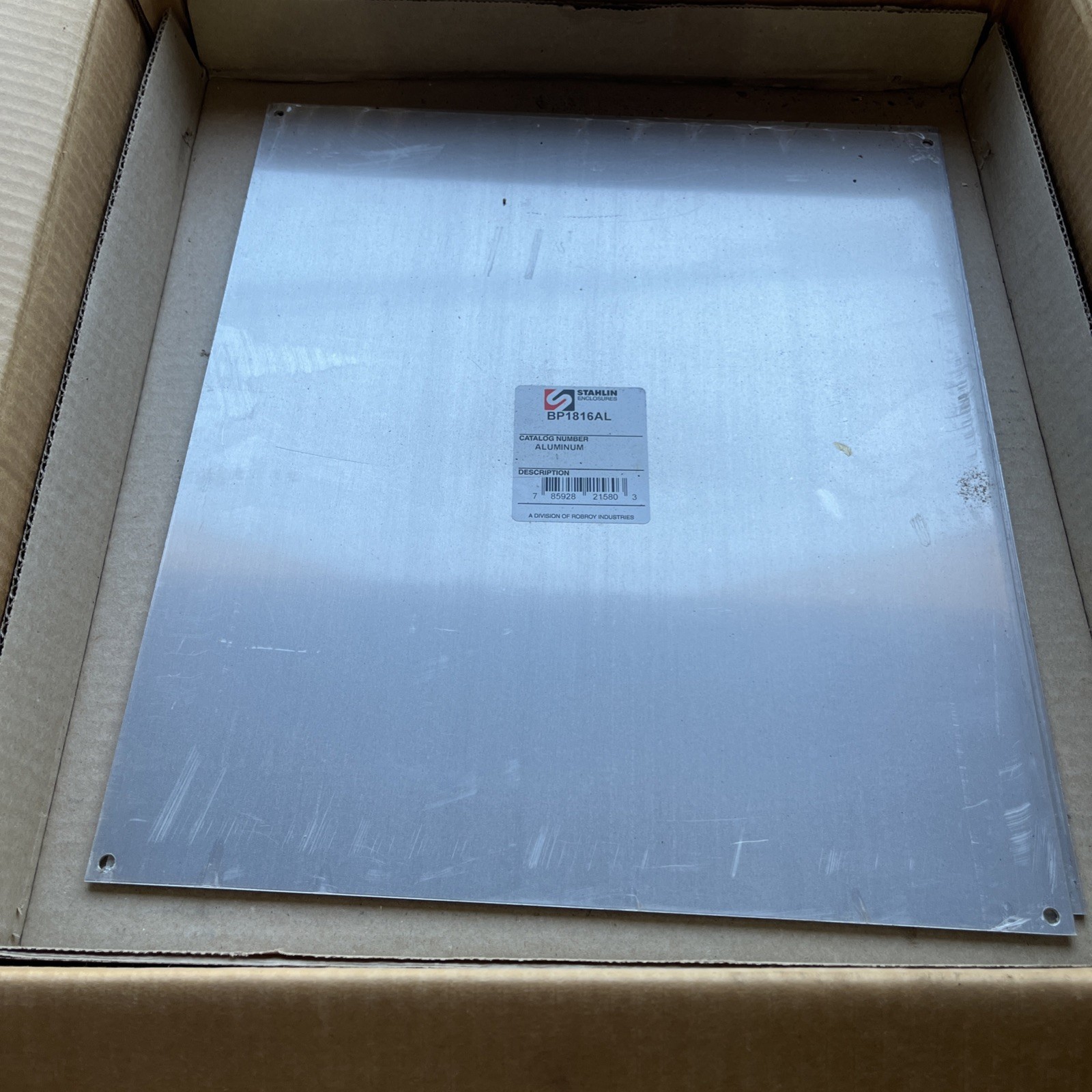 J1816HPL Stahlin Enclosures, J Series Enclosure, 19.63in.Hx17.61in.Wx8.81in.D,