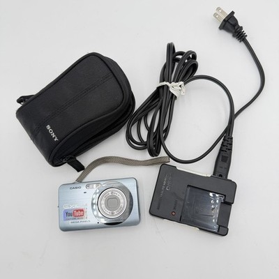 Casio Exilim EX-Z80A Digital Camera 8.1mp w/ Charger + Battery + 32GB SD Tested