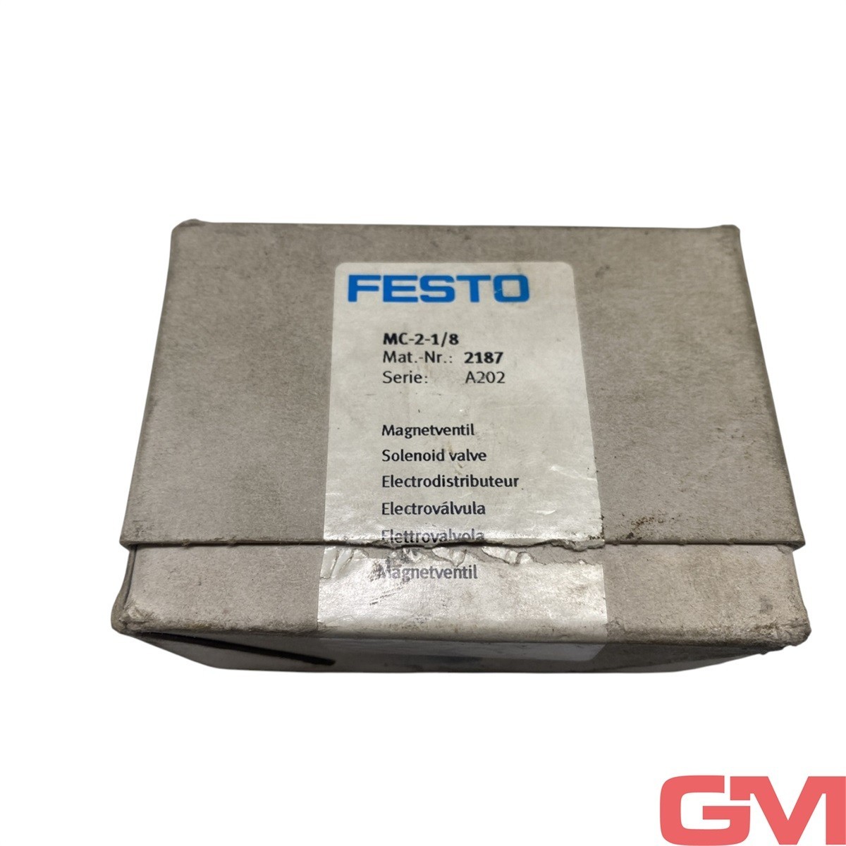 Festo Solenoid Valve MC-2-1/8 2187 Directional Control Valve